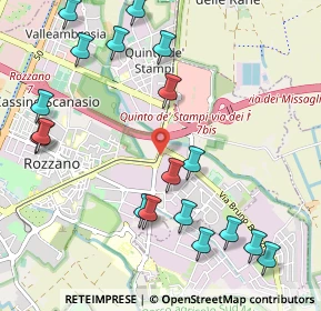 Mappa Mazzocchi Buozzi[ROZZANO], 20089 Rozzano MI, Italia (1.25111)