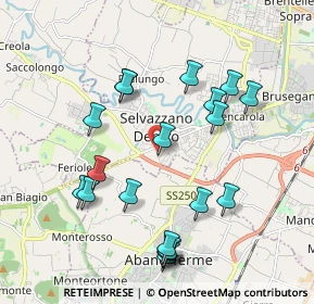 Mappa Via Abano, 35030 Selvazzano Dentro PD, Italia (2.0405)