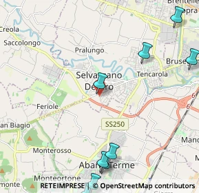 Mappa Via Abano, 35030 Selvazzano Dentro PD, Italia (3.54313)