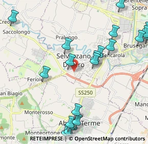Mappa Via Abano, 35030 Selvazzano Dentro PD, Italia (2.686)