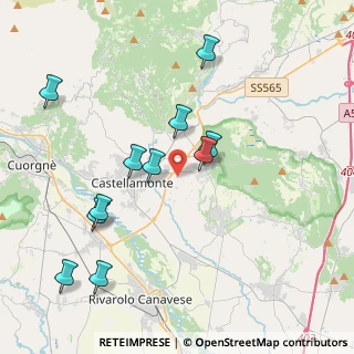 Mappa Via Carlo Spegazzini, 10010 Bairo TO, Italia (4.12)