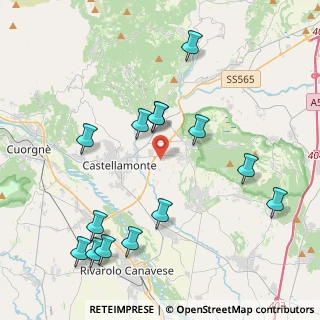 Mappa Via Carlo Spegazzini, 10010 Bairo TO, Italia (4.54357)