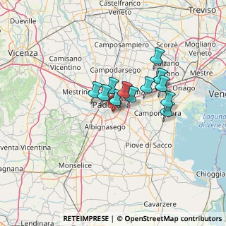 Mappa Lungoargine Ziani, 35127 Padova PD, Italia (9.80615)