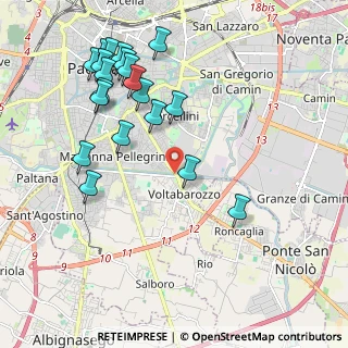 Mappa Lungoargine Ziani, 35127 Padova PD, Italia (2.271)
