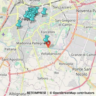 Mappa Lungoargine Ziani, 35127 Padova PD, Italia (2.86692)
