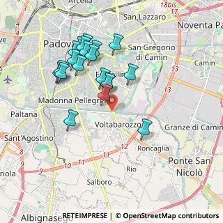 Mappa Lungoargine Ziani, 35127 Padova PD, Italia (1.8255)