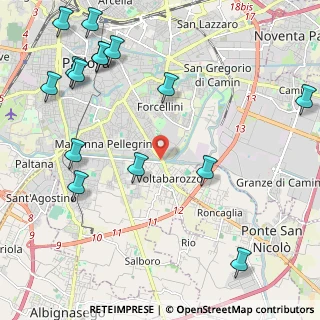 Mappa Lungoargine Ziani, 35127 Padova PD, Italia (2.84933)
