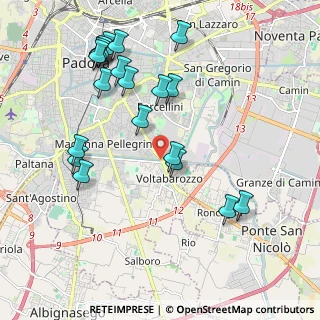 Mappa Lungoargine Ziani, 35127 Padova PD, Italia (2.222)