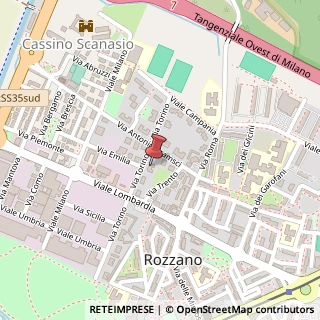 Mappa Via Torino, 77, 20089 Rozzano, Milano (Lombardia)