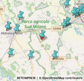 Mappa Via Leonardo da Vinci, 20080 Zelo Surrigone MI, Italia (6.4585)