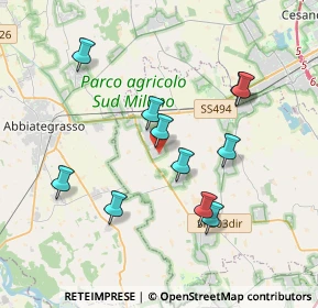 Mappa Via Leonardo da Vinci, 20080 Zelo Surrigone MI, Italia (3.57273)