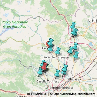 Mappa Via Bertolina, 10082 Cuorgnè TO, Italia (15.714)