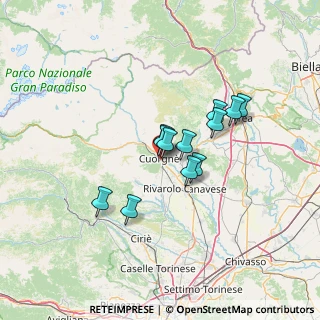 Mappa Via Bertolina, 10082 Cuorgnè TO, Italia (9.65583)