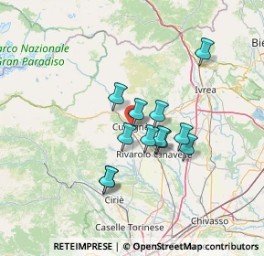 Mappa Via Bertolina, 10082 Cuorgnè TO, Italia (10.31333)