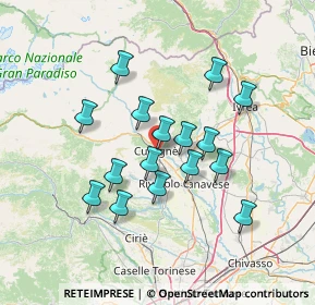 Mappa Via Bertolina, 10082 Cuorgnè TO, Italia (12.02)