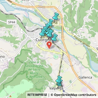 Mappa Via Bertolina, 10082 Cuorgnè TO, Italia (0.81636)