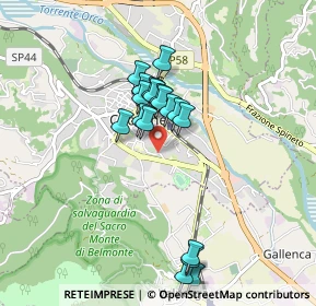 Mappa Via Bertolina, 10082 Cuorgnè TO, Italia (0.74056)