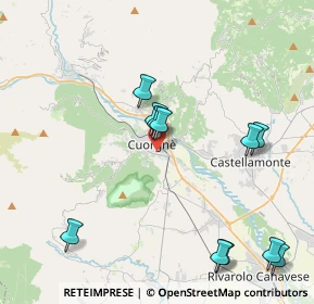 Mappa Via Bertolina, 10082 Cuorgnè TO, Italia (4.54364)