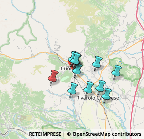 Mappa Via Bertolina, 10082 Cuorgnè TO, Italia (4.28154)