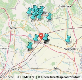 Mappa A4 Torino-Trieste, 13048 Santhià VC, Italia (13.8355)