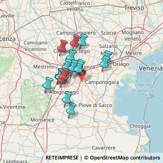 Mappa Via dei Vivai, 35020 Saonara PD, Italia (10.05833)