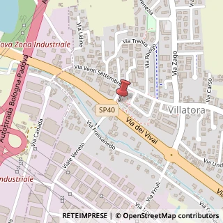 Mappa Piazza del Tricolore, 6, 35020 Saonara, Padova (Veneto)