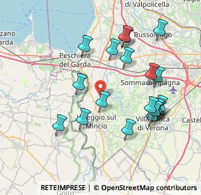 Mappa Casa Monte Vento, 37067 Valeggio sul Mincio VR, Italia (7.6805)