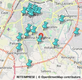Mappa Via Dei Giacinti, 35126 Padova PD, Italia (2.145)