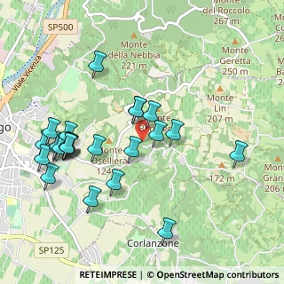 Mappa Via Scuole Monticello, 36045 Lonigo VI, Italia (1.0625)