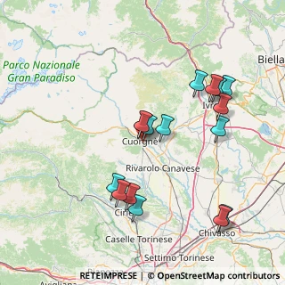 Mappa Via T.Mamiani, 10082 Cuorgnè TO, Italia (15.3875)