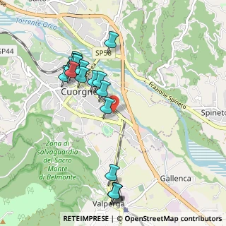 Mappa Via Mamiani, 10082 Cuorgnè TO, Italia (1.02667)
