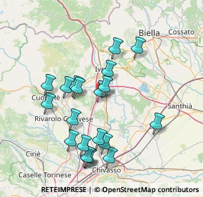 Mappa Via Contessa Matilde Bocca, 10090 Romano Canavese TO, Italia (14.606)