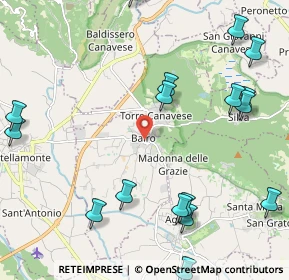 Mappa Salita ai Castelli, 10010 Bairo TO, Italia (3.018)