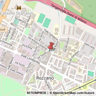 Mappa Via Antonio Gramsci, 3, 20089 Rozzano, Milano (Lombardia)