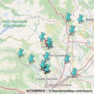 Mappa Via Brigate Partigiane, 10082 Cuorgnè TO, Italia (16.91063)