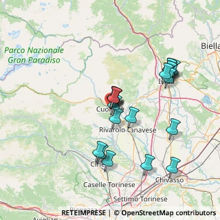 Mappa Via Brigate Partigiane, 10082 Cuorgnè TO, Italia (14.018)