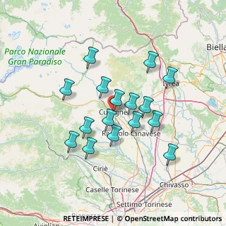 Mappa Via Brigate Partigiane, 10082 Cuorgnè TO, Italia (12.03125)