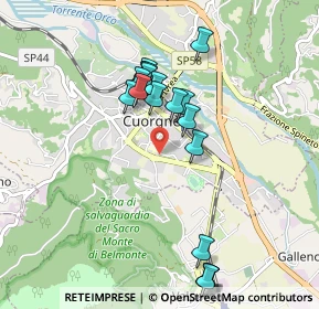 Mappa Via Brigate Partigiane, 10082 Cuorgnè TO, Italia (0.87444)