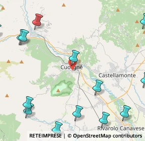 Mappa Via Brigate Partigiane, 10082 Cuorgnè TO, Italia (6.73188)