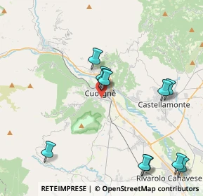 Mappa Via Brigate Partigiane, 10082 Cuorgnè TO, Italia (4.57909)