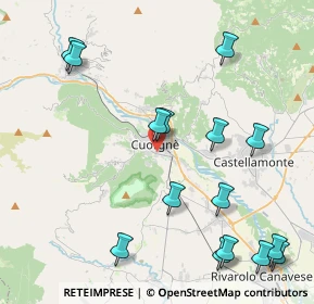 Mappa Via Brigate Partigiane, 10082 Cuorgnè TO, Italia (5.088)