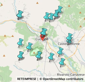 Mappa Via Brigate Partigiane, 10082 Cuorgnè TO, Italia (4.2345)