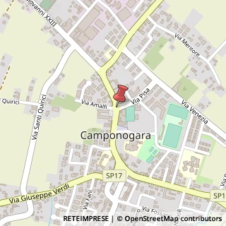 Mappa Via Papa Giovanni XXIII,  5, 30031 Camponogara, Venezia (Veneto)