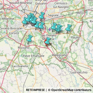 Mappa Via Arno, 20098 San Giuliano Milanese MI, Italia (7.95188)