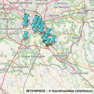 Mappa Via Arno, 20098 San Giuliano Milanese MI, Italia (6.48944)
