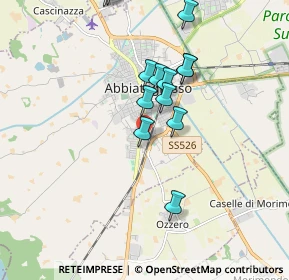 Mappa Via Eleonora Duse, 20081 Abbiategrasso MI, Italia (1.73231)