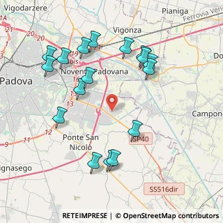Mappa Via Monte Rosa, 35020 Villatora PD, Italia (4.29353)