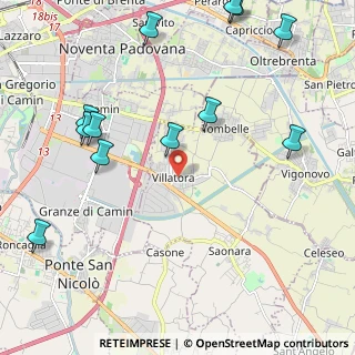 Mappa Via Monte Rosa, 35020 Villatora PD, Italia (2.72083)