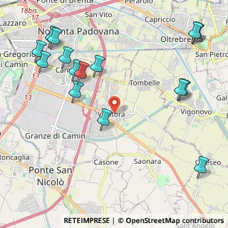 Mappa Via Monte Rosa, 35020 Villatora PD, Italia (2.70867)