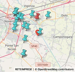 Mappa Via Aldo Moro, 30030 Vigonovo VE, Italia (4.45353)